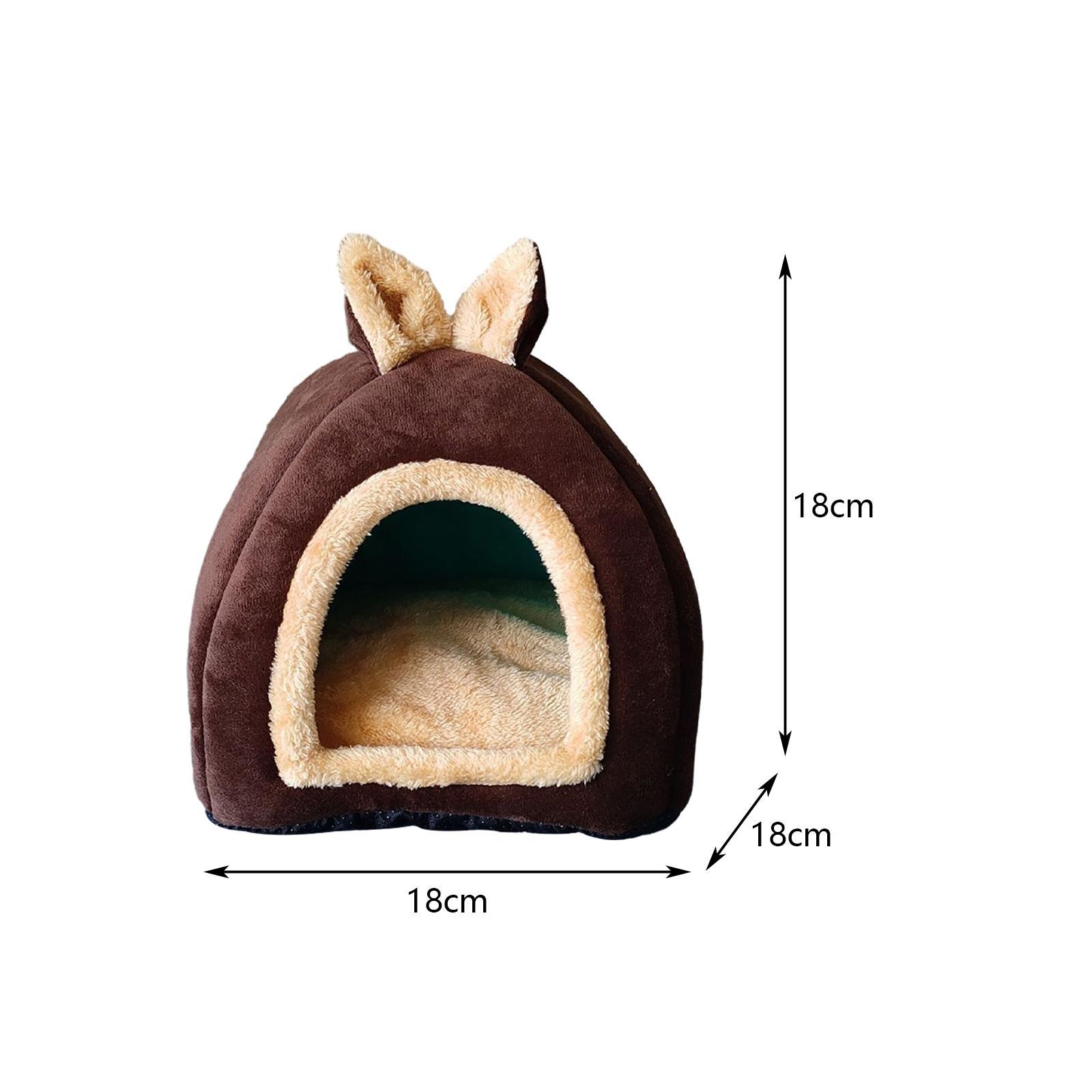 Small Pet Animals Bed Warm Rabbit Cage Nest for Chinchilla Squirrel Hedgehog