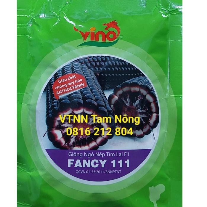 HẠT GIỐNG NGÔ NẾP TÍM LAI F1_ FANCY 111_ KL. 100G