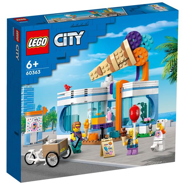 Đồ Chơi Lắp Ráp Cửa Hàng Kem Thành Phố - Lego City 60363 (296 Mảnh Ghép)