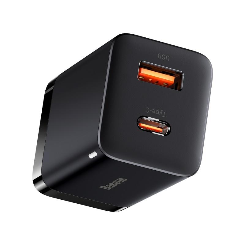 Baseus -BaseusMall VN Cốc sạc nhanh siêu nhỏ gọn Baseus Super Si Pro Quick Charger C+U 30W
