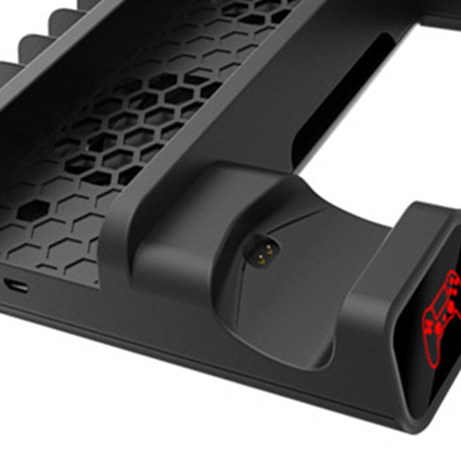 Vertical Stand for PS4 with Cooling Fan Controller Charging Stand