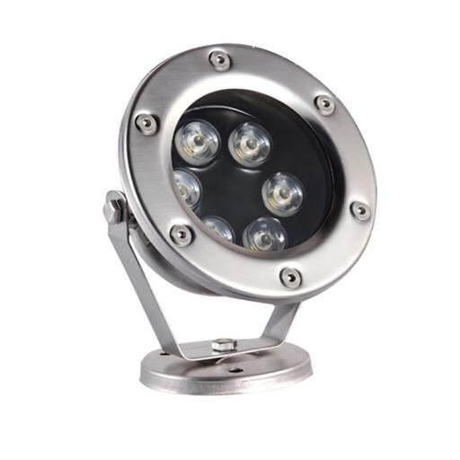 Đèn âm nước inox hồ cá koi