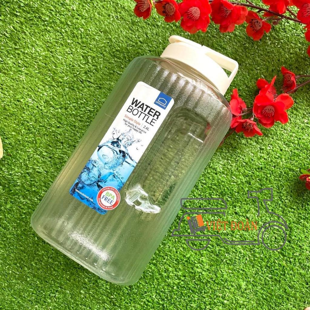 BÌNH ĐỰNG NƯỚC Lock and Lock nhựa nguyên sinh PP không thãi nhiễm vào thực phẩm - An toàn cho sức khoẻ