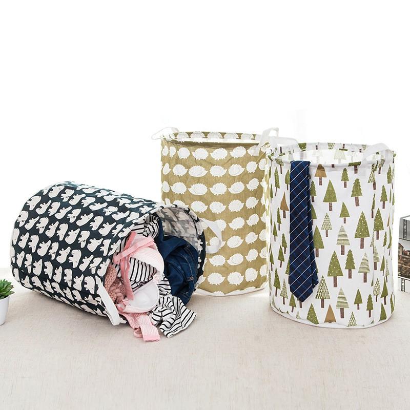 Foldable extra large laundry basket storage for clothes