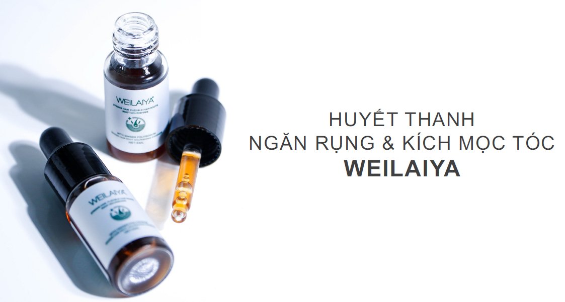 Huyết Thanh Weiliaya - Serum Mọc Tóc Weilaiya (Set 2 chai 5ml - Không Hộp) - Sản Phẩm Chính Hãng, Tặng kèm combo lược