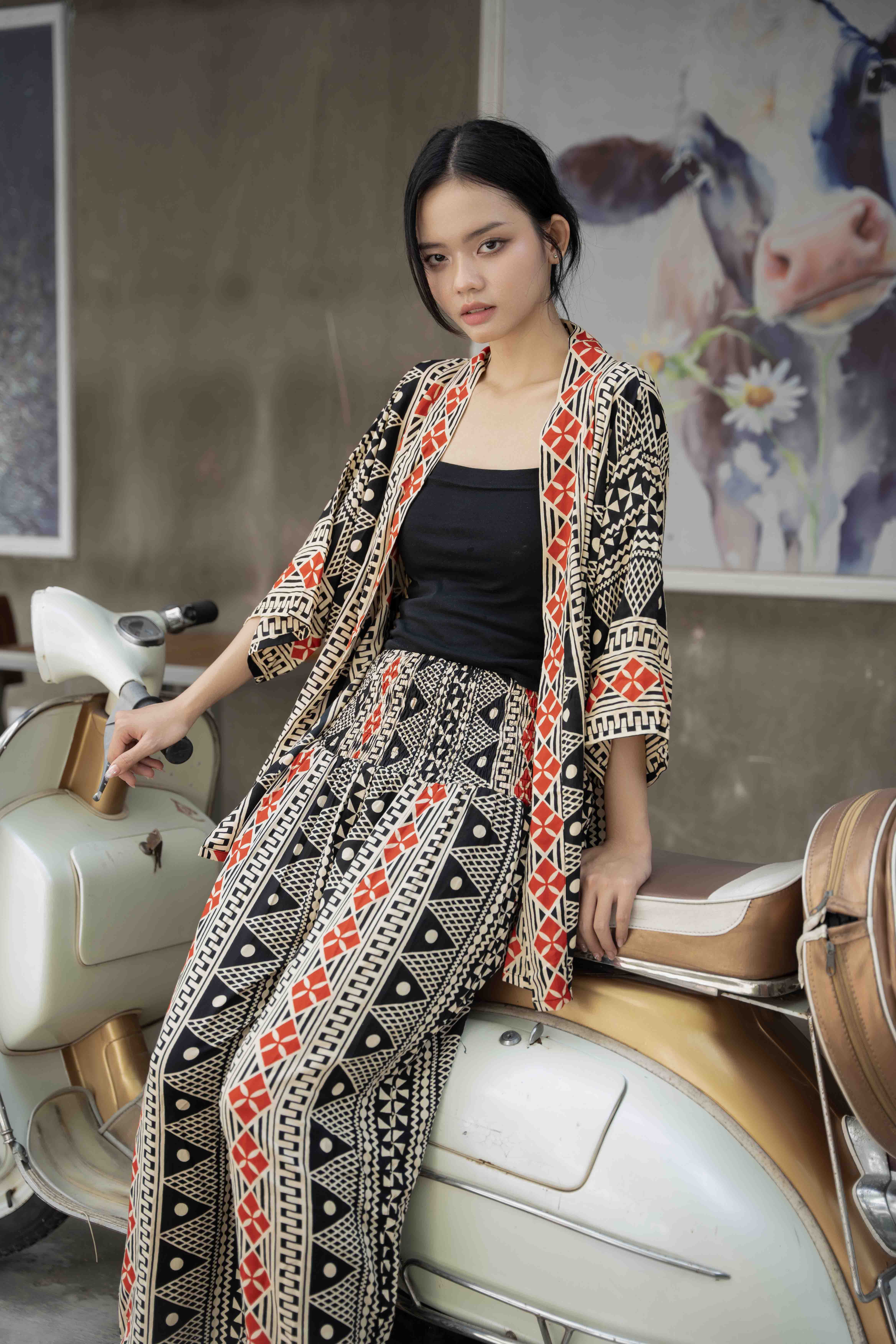 Áo Khoác Kimono Cotton Isla Bonita
