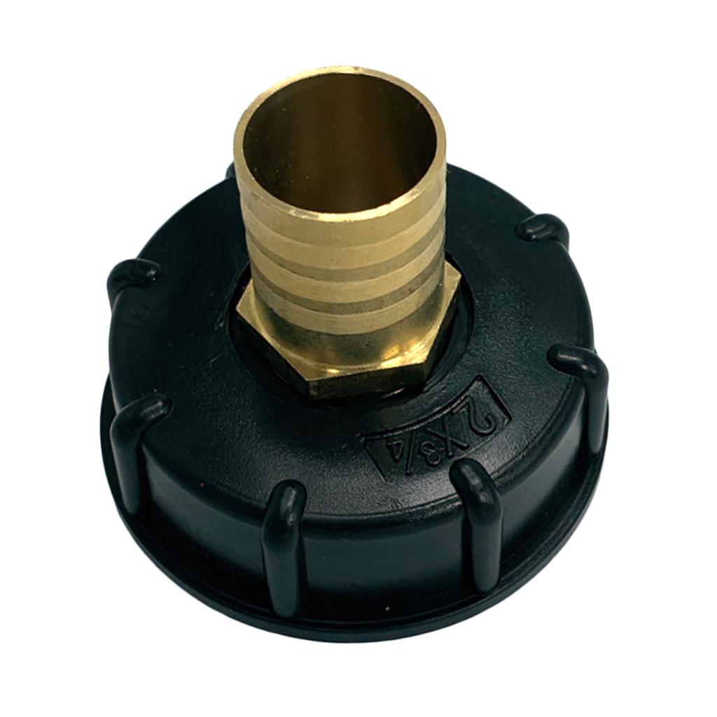 3Pcs IBC 1000L Water Tank Connector 1/2'' 1'' 3/4'' Brass Hose Valve Adapter