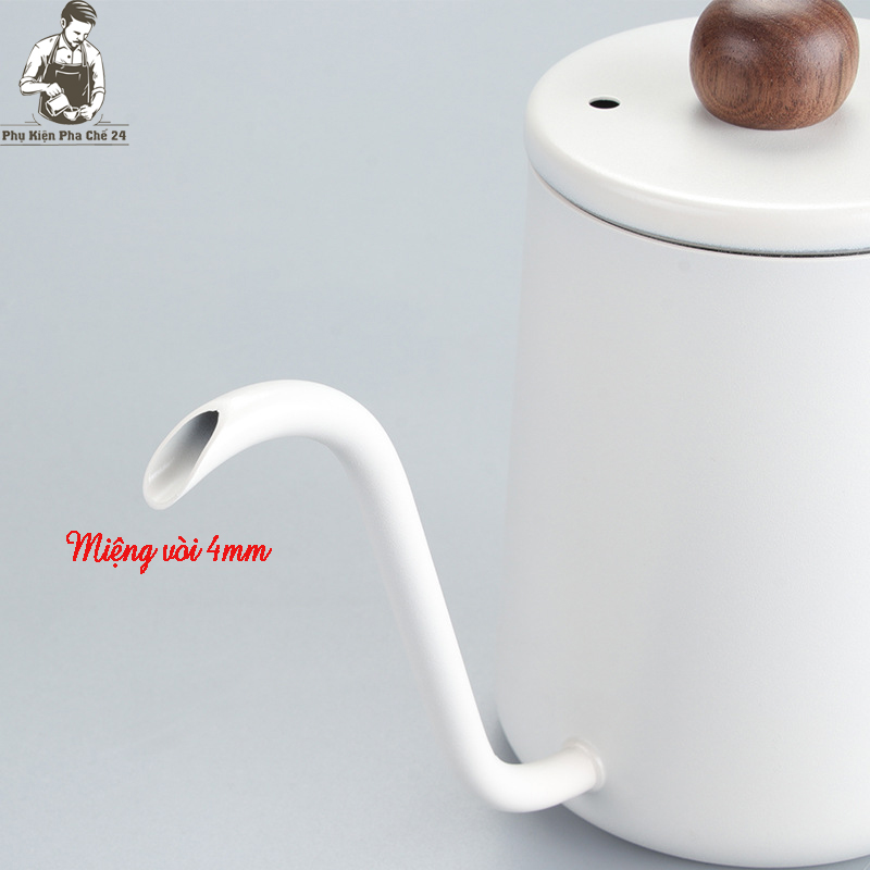 Ấm Cổ Ngỗng - Coffee Drip Kettle 600ml Có Nhiệt Kế