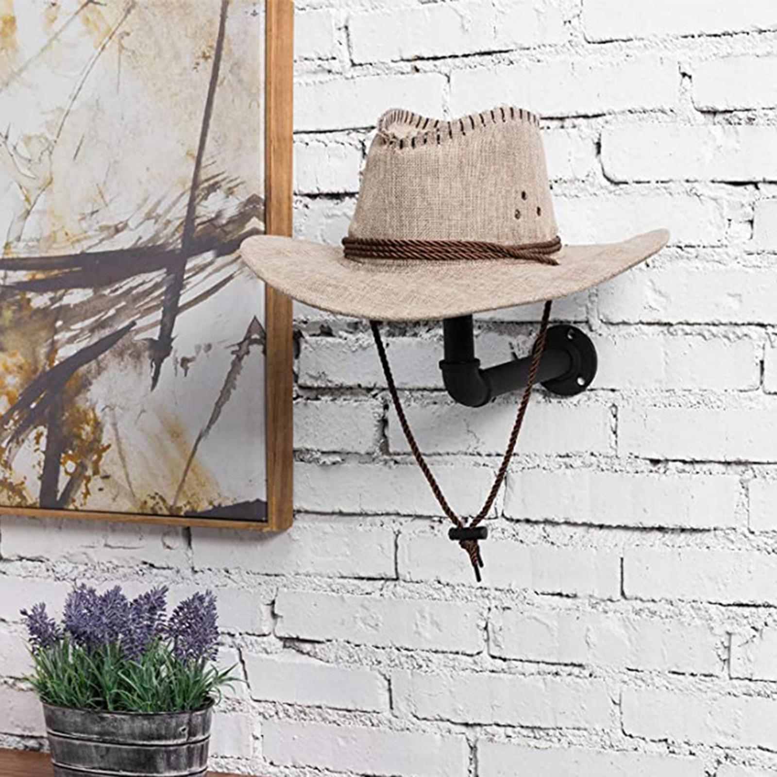 Hat Holder Wall Mount Metal Modern Hat Bracket Caps Display for Clothes Shop