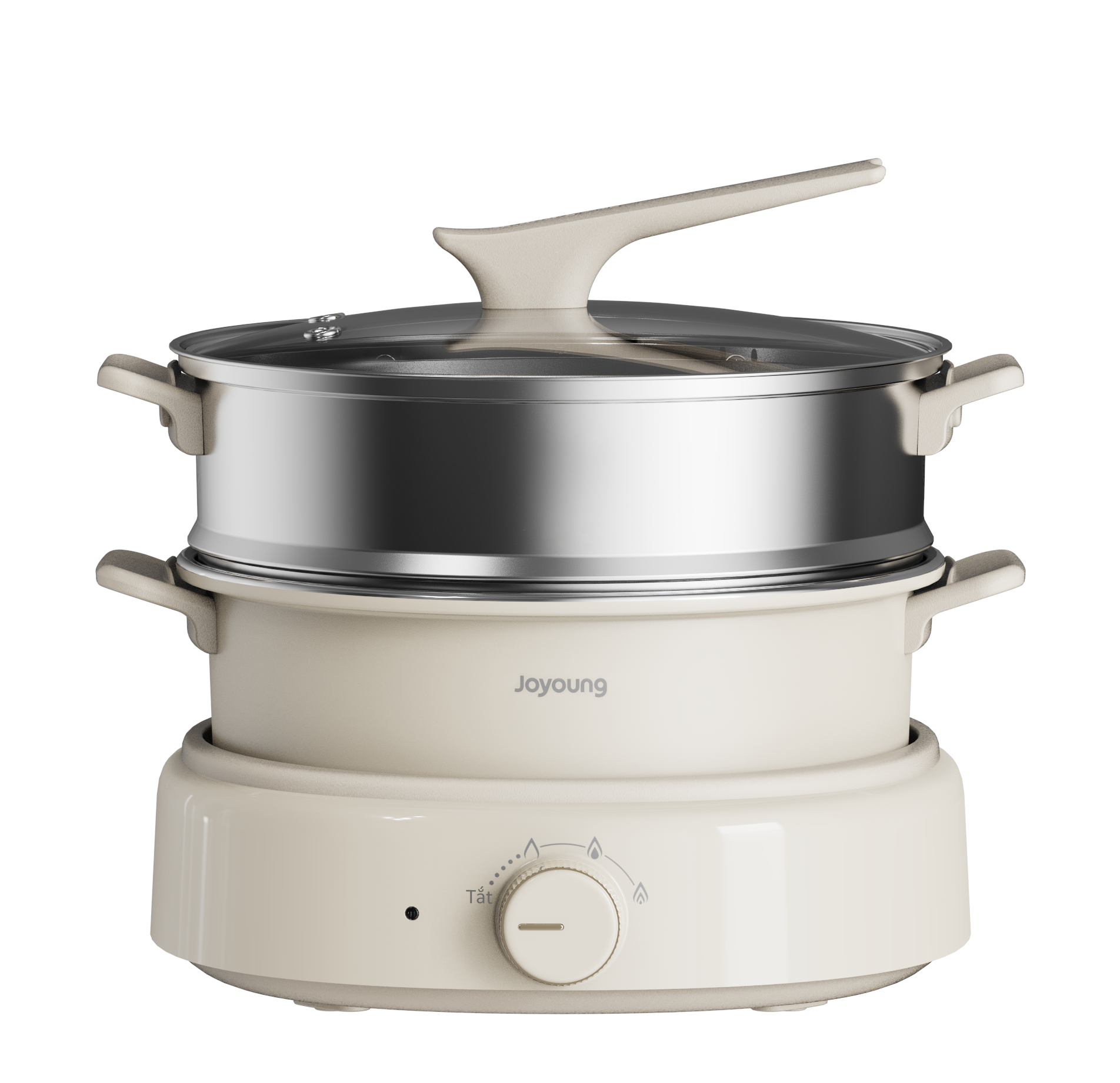 Nồi lẩu nướng điện đa năng 5L Joyoung JHP-525 công suất 1600W kèm khay nướng - Hàng Chính Hãng