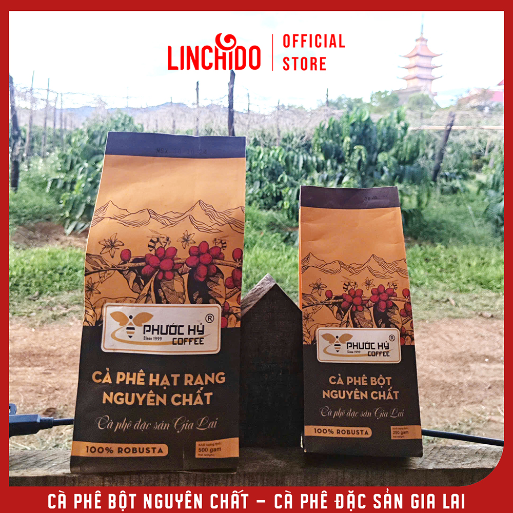 Cà Phê Bột Nguyên Chất - Cà Phê Đặc Sản Gia Lai - 500 gram