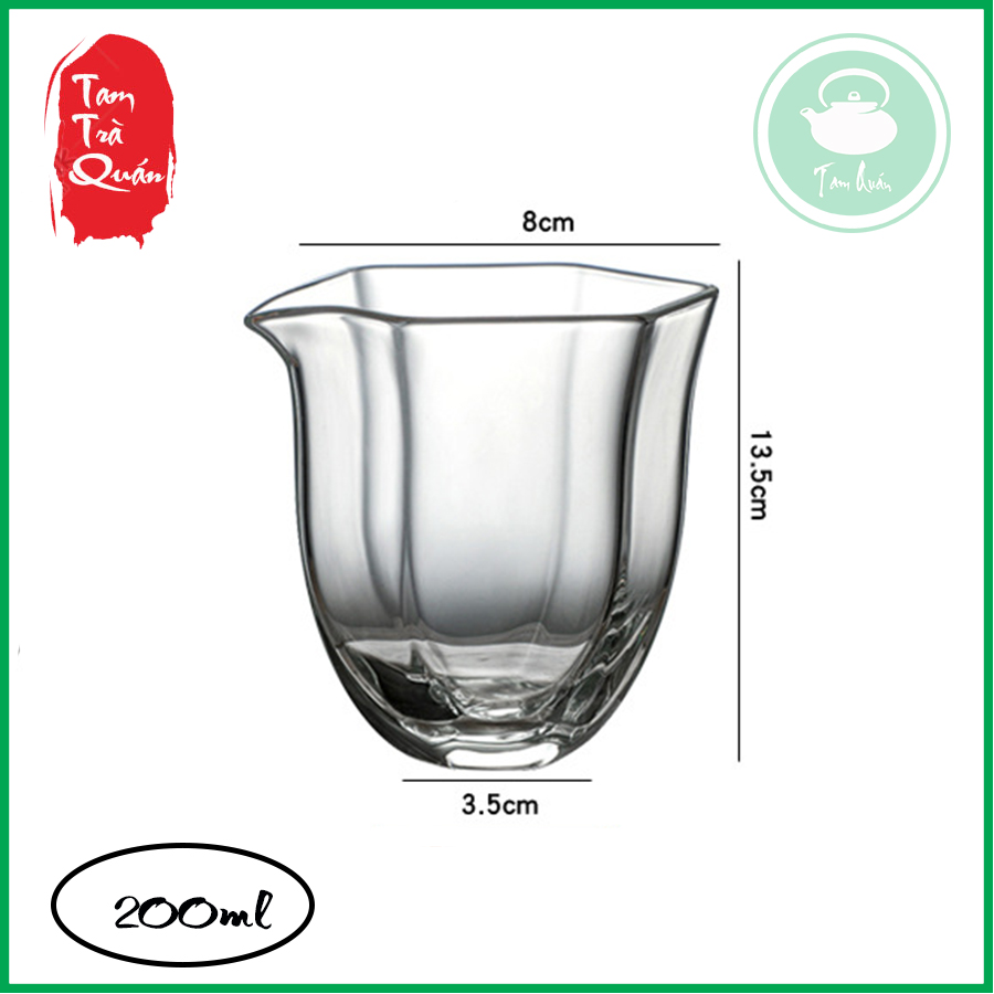 Tống trà thủy tinh chịu nhiệt 200ml