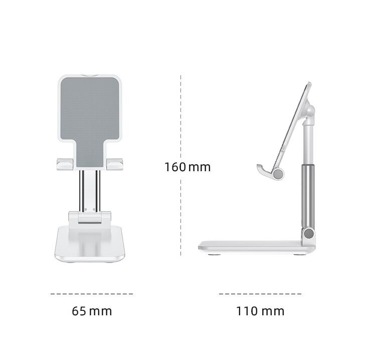 Adjustable Phone Holder Foldable Tablet Stand Mobile Phone Mount Compatible with All Smartphones