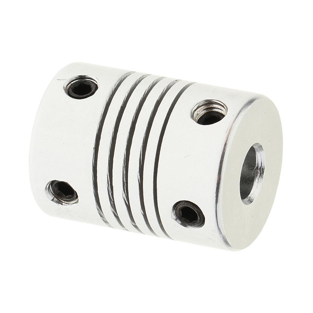 Flexible Motor Shaft Coupler 6.35 X 6.35 X 25mm for Nema 17 Reprap 3D Printer