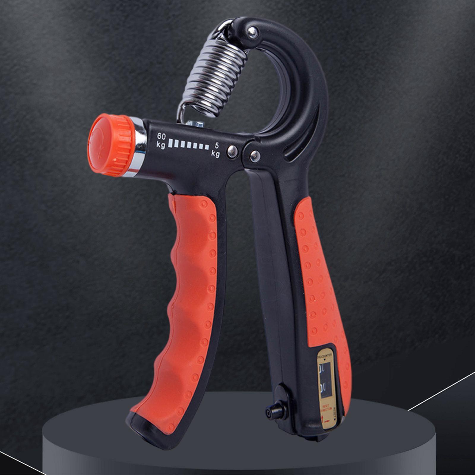 Hand Grip Strengthener Finger Exerciser Fitness Hand Gripper with Counter for Muscle Building, Musician, Guitar