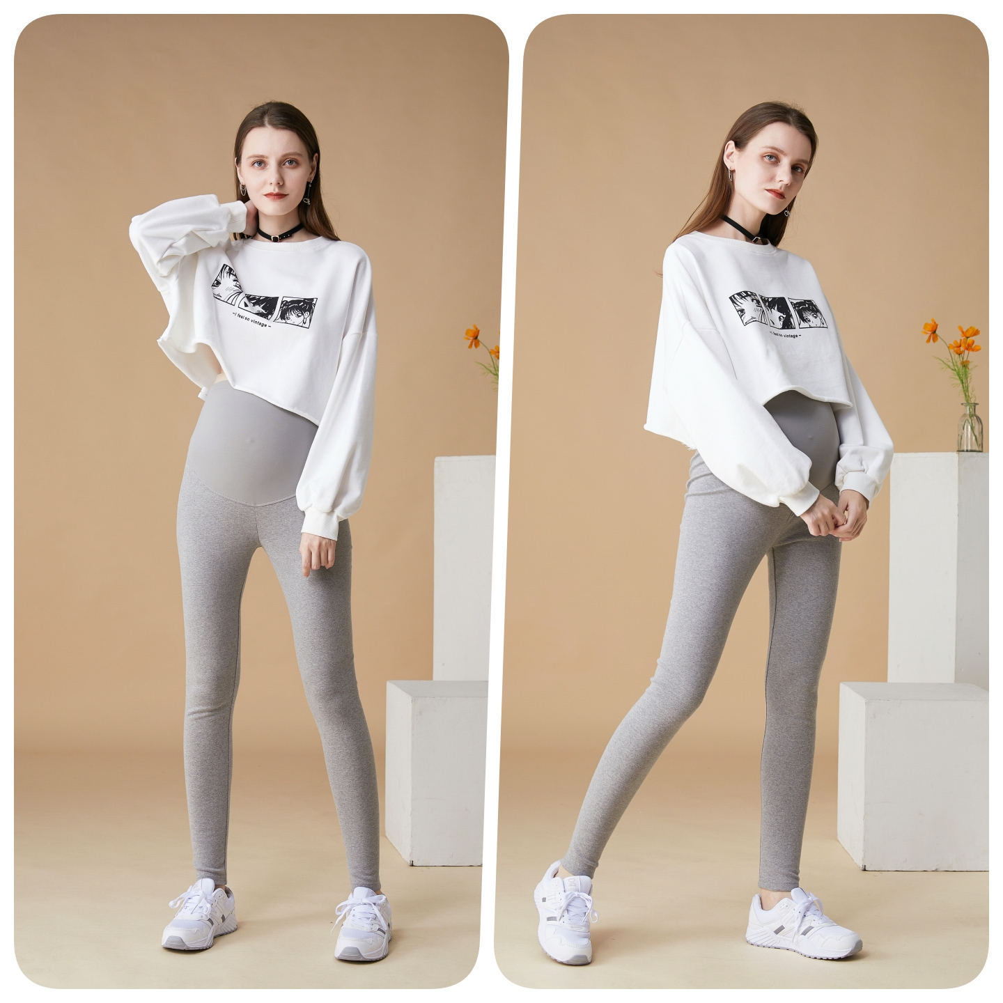 Quần Legging Nịt Bụng Cho Bà Bầu, Hàng Đẹp Cao Cấp, Siêu Co Giãn, Mềm Mịn, Thoáng Khí, Legging Bầu Seamless 3D liền mảnh, Nịt bụng nâng bụng, Nâng Mông, Tôn Dáng, Mã KQ01X