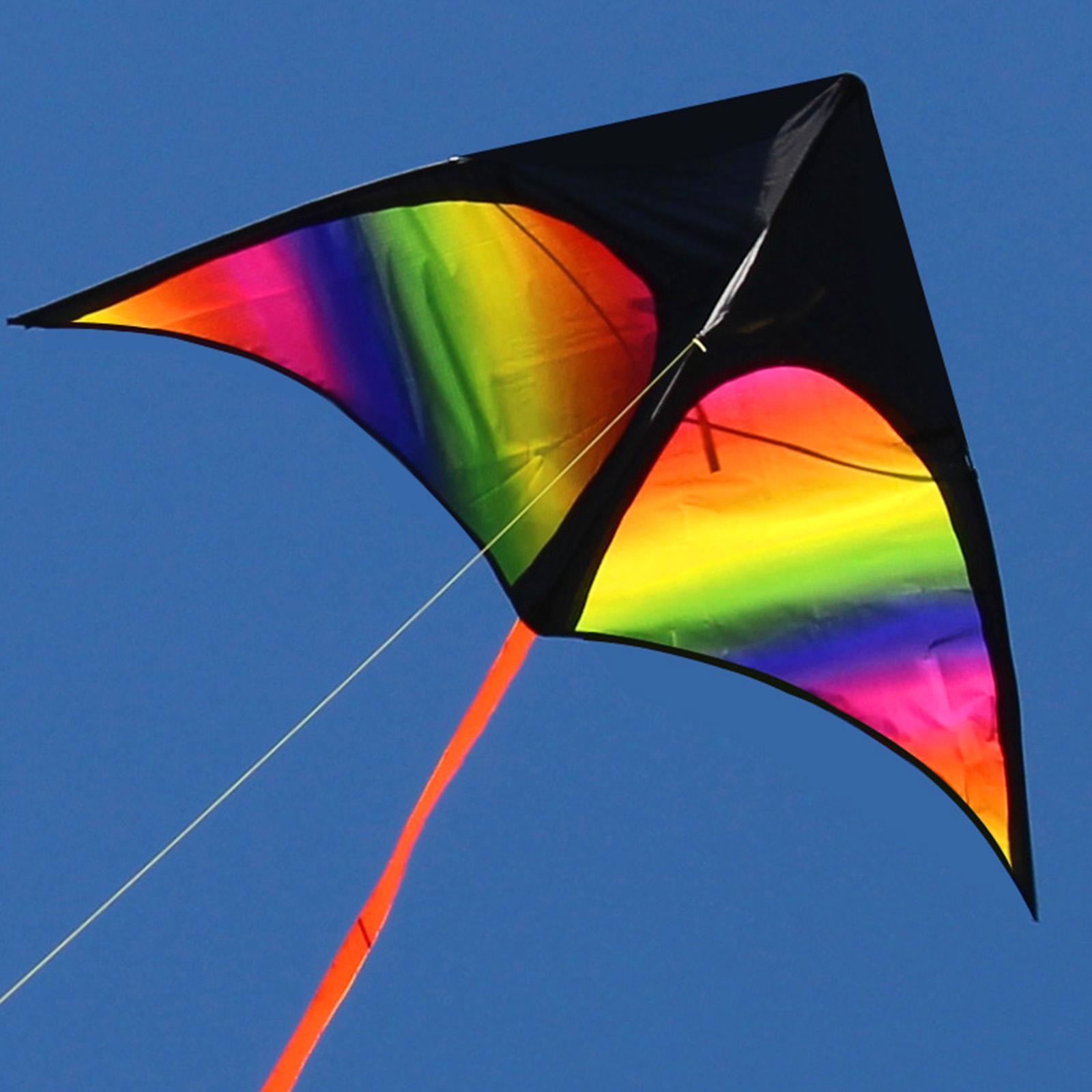 Delta  Kite Triangle Kite Huge  for Beach Kids Adults Games