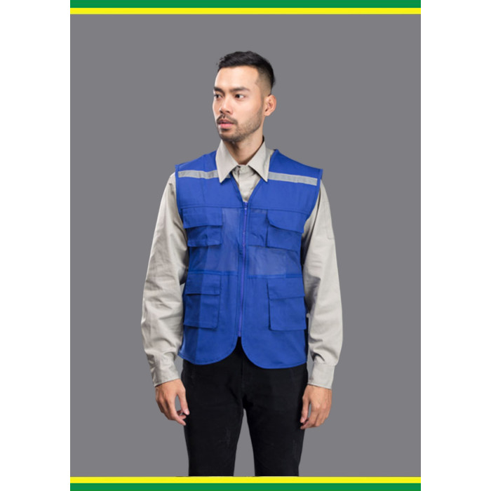 ÁO GHILE PHẢN QUANG XANH