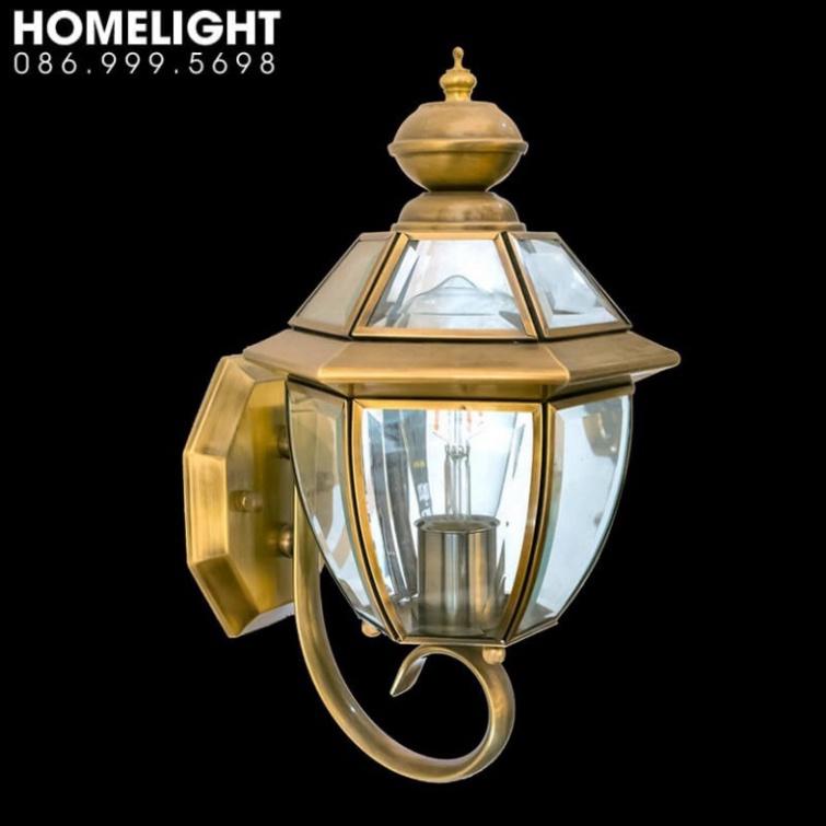 Đèn tường đồng, đèn ngoài trời, đèn decor, đèn trang trí, đèn sân vườn, đèn phòng ngủ, đèn treo cột B6000-B DT DDT