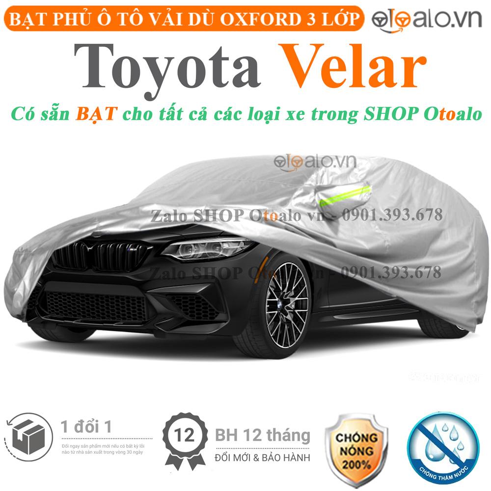 Bạt che phủ xe ô tô Toyota Corolla Altis vải dù 3 lớp CAO CẤP BPXOT - OTOALO