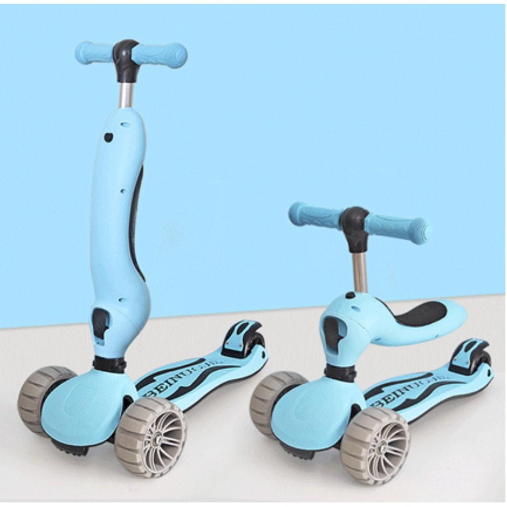 Xe scooter 2in1 Triple One Way (Blue)