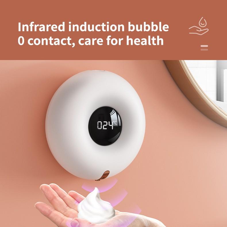 Máy rửa tay cảm ứng tự động Xiaomi 3Life hình bánh Donut 300ml 0.25 giây cảm biến hồng ngoại không cần tiếp xúc