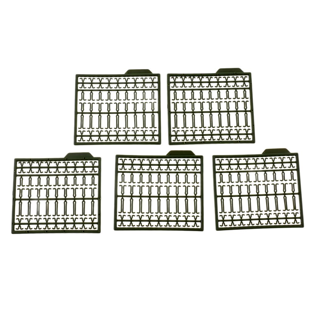 5pcs Boilie Stopper Lure Stops Hair Rig Extender Fishing Accessories Green