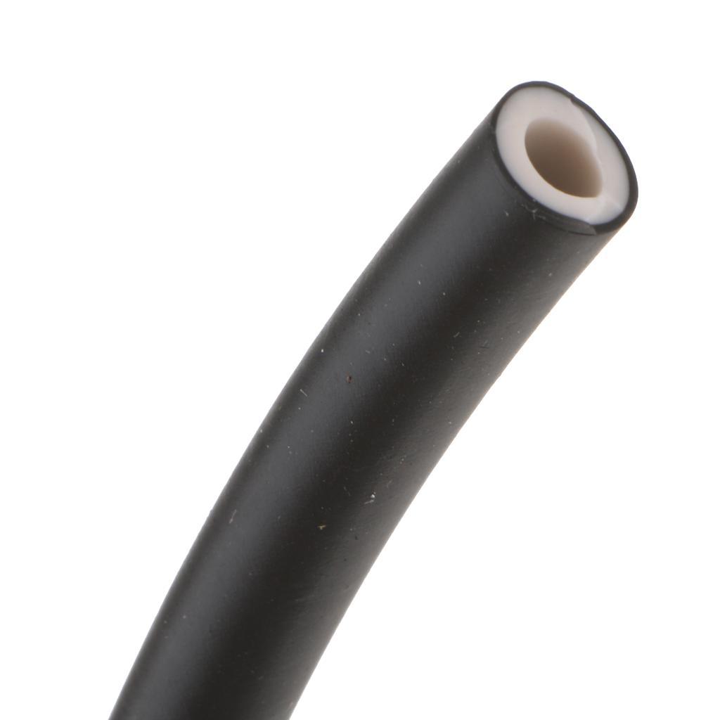 3 Meters 1/4 Inch ID Fuel Line + 20pcs 2/5'' ID Hose Clamps For Small Engines