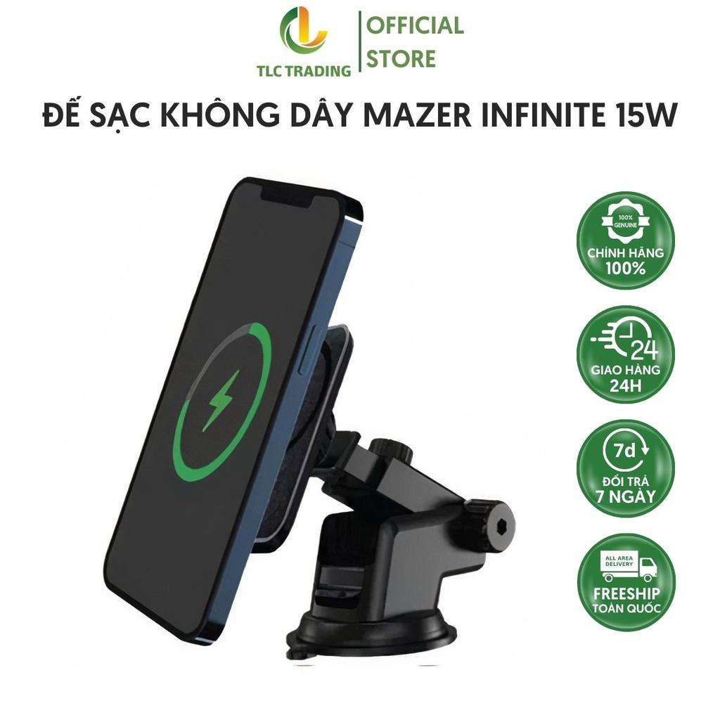 Đế Sạc Không Dây Mazer Infinite.Boost Mag.Drive 15W Wireless Car Bracket Hiện Đại Nhanh Chóng