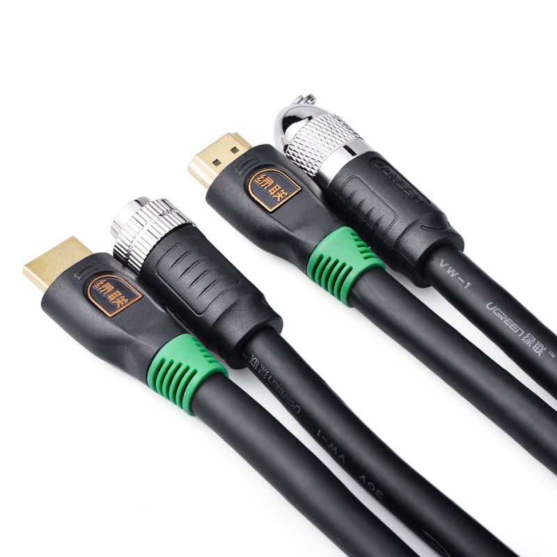 Cáp HDMI sang DIN 19P dài 10m cho công trình - UGREEN HD125 10287 - Hàng Chính Hãng