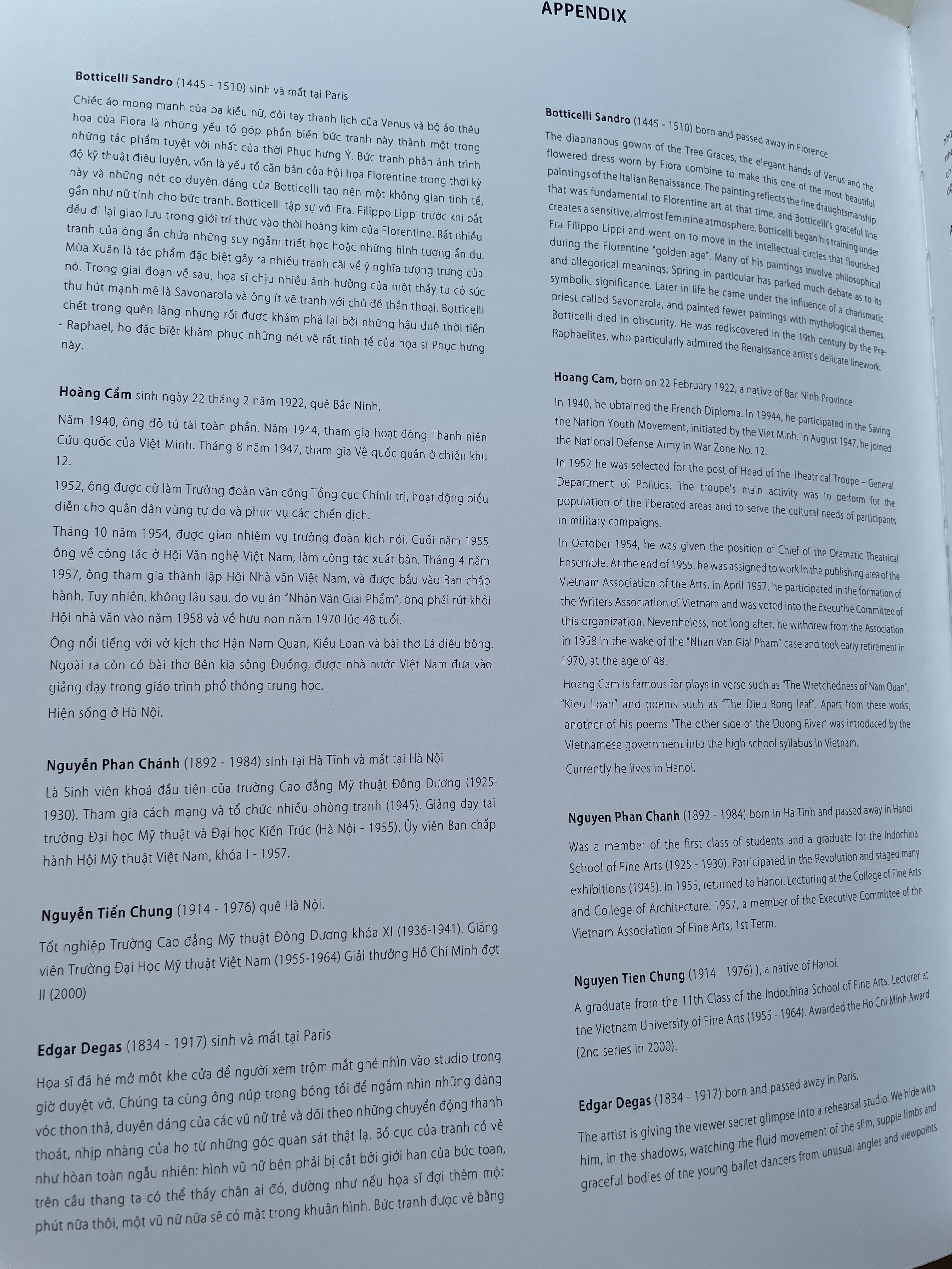 CÁC HOẠ SĨ VIỆT NAM ĐƯƠNG ĐẠI (BÌA CỨNG)