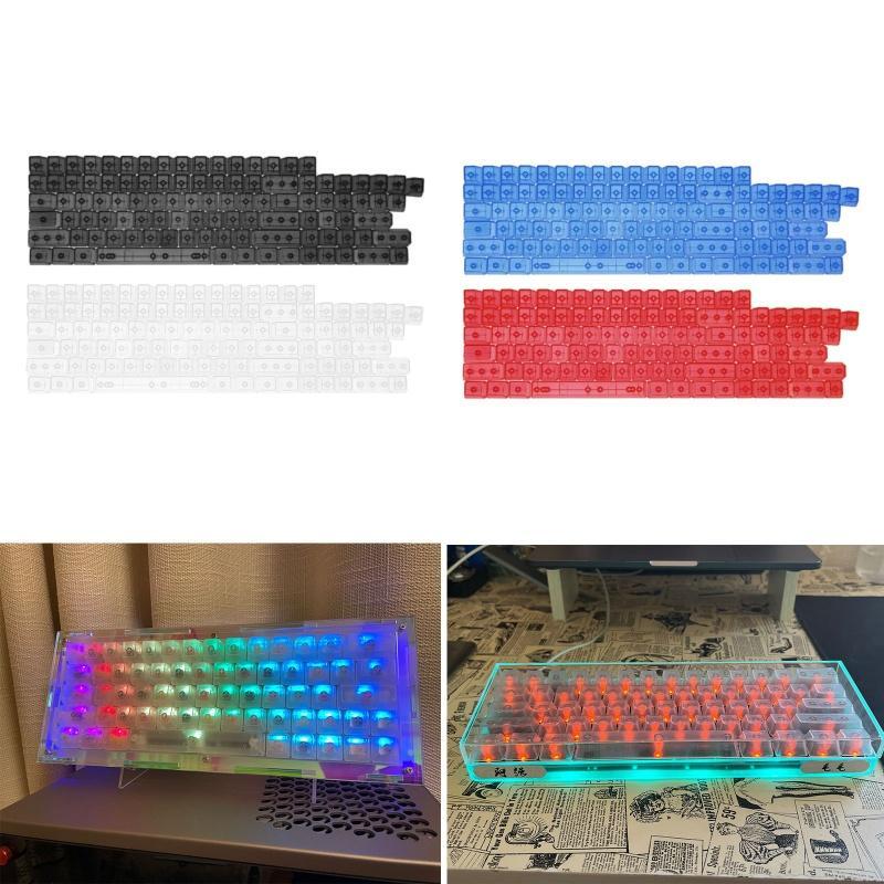 Nút Bàn Phím Cơ Bằng ABS Trong Suốt Có Đèn Nền Cho Bàn Phím Cơ
