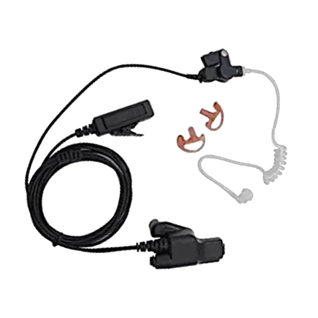 New Replacement Earpiece  Acoustic Tube Headset PTT built-in Mic