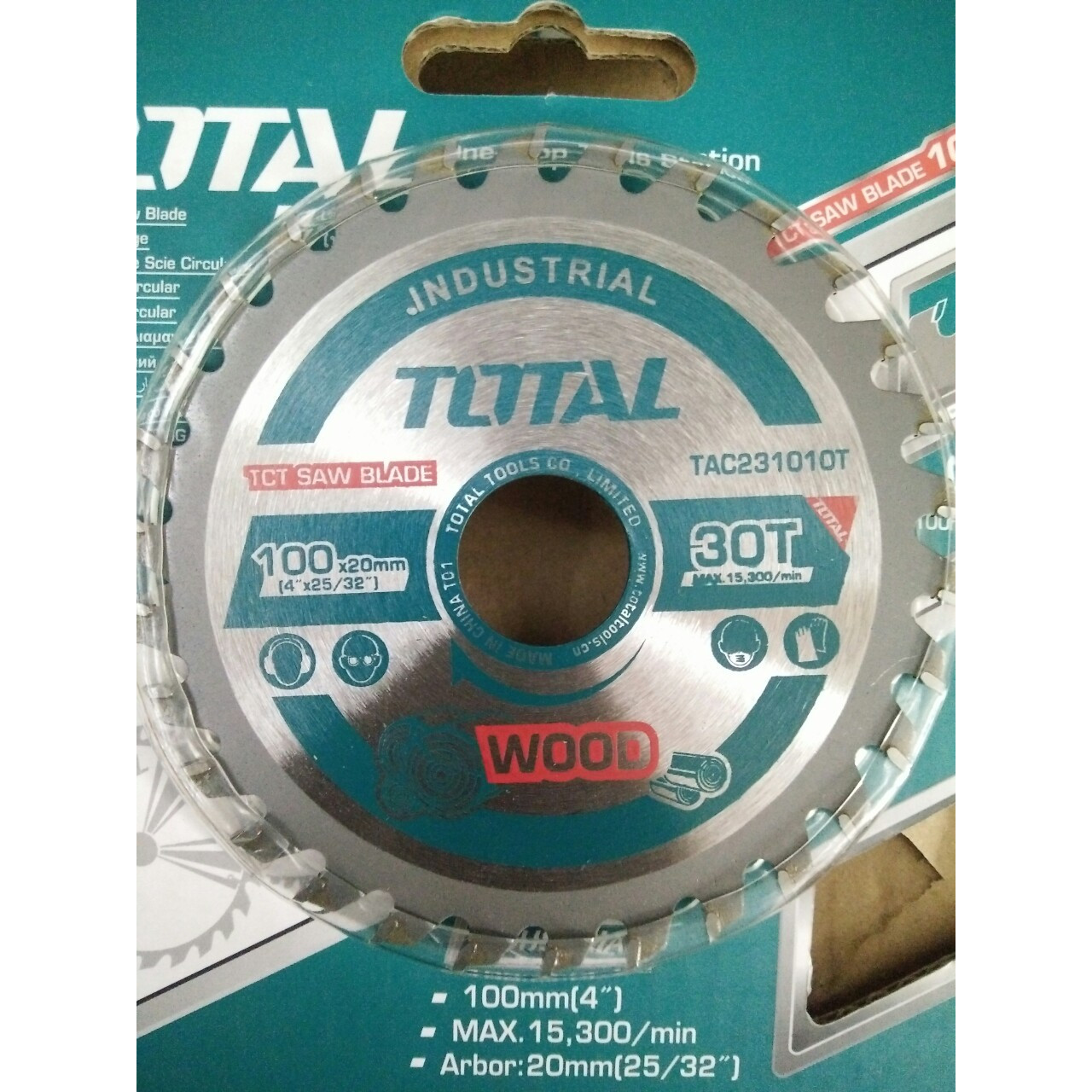 Lưỡi cưa TCT (mỏng) 1Tx30R Total TAC231010T