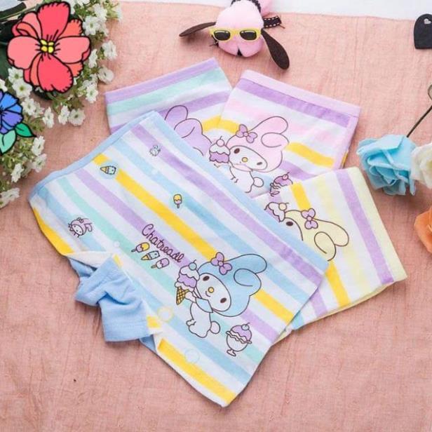 Quần chip đùi bé gái thun cotton siêu đẹp cho bé từ 10 đến 25kg -