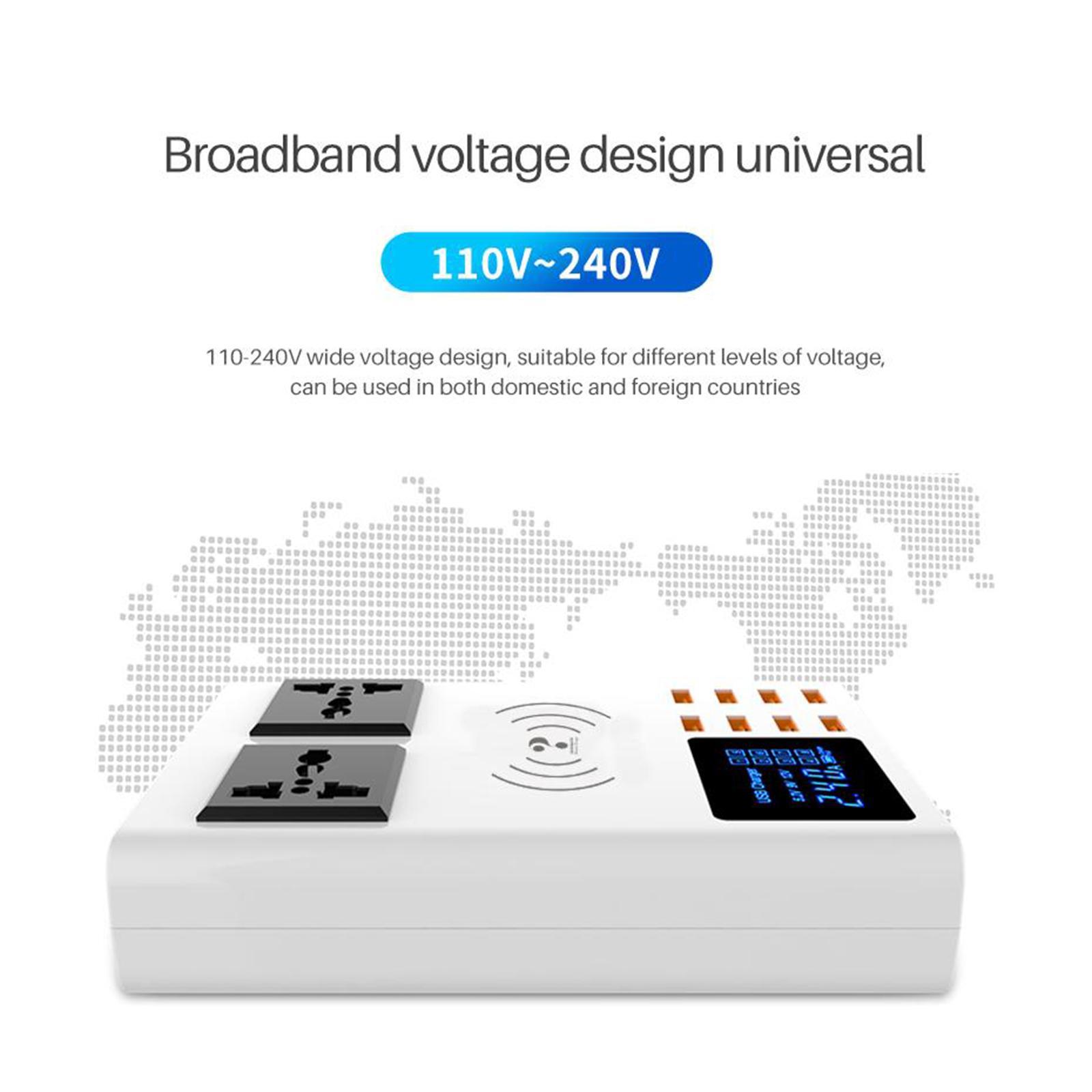 Multiple USB Charger 40W/8A Desktop Charging Station for Phones and More EU