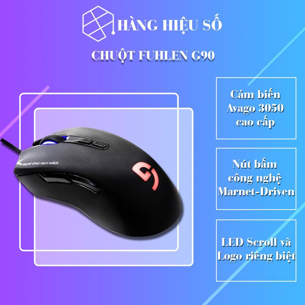  Chuột Fuhlen G90 Led RGB-hàng chính hãng