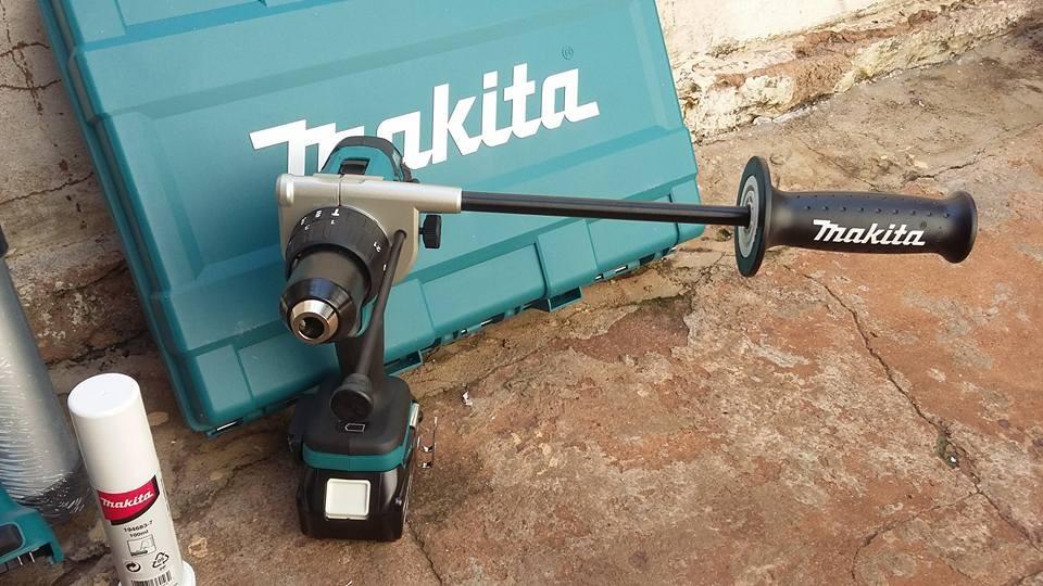 MÁY KHOAN BÚA VẶN VÍT DÙNG PIN  MAKITA DHP481RTE  - HÀNG CHÍNH HÃNG