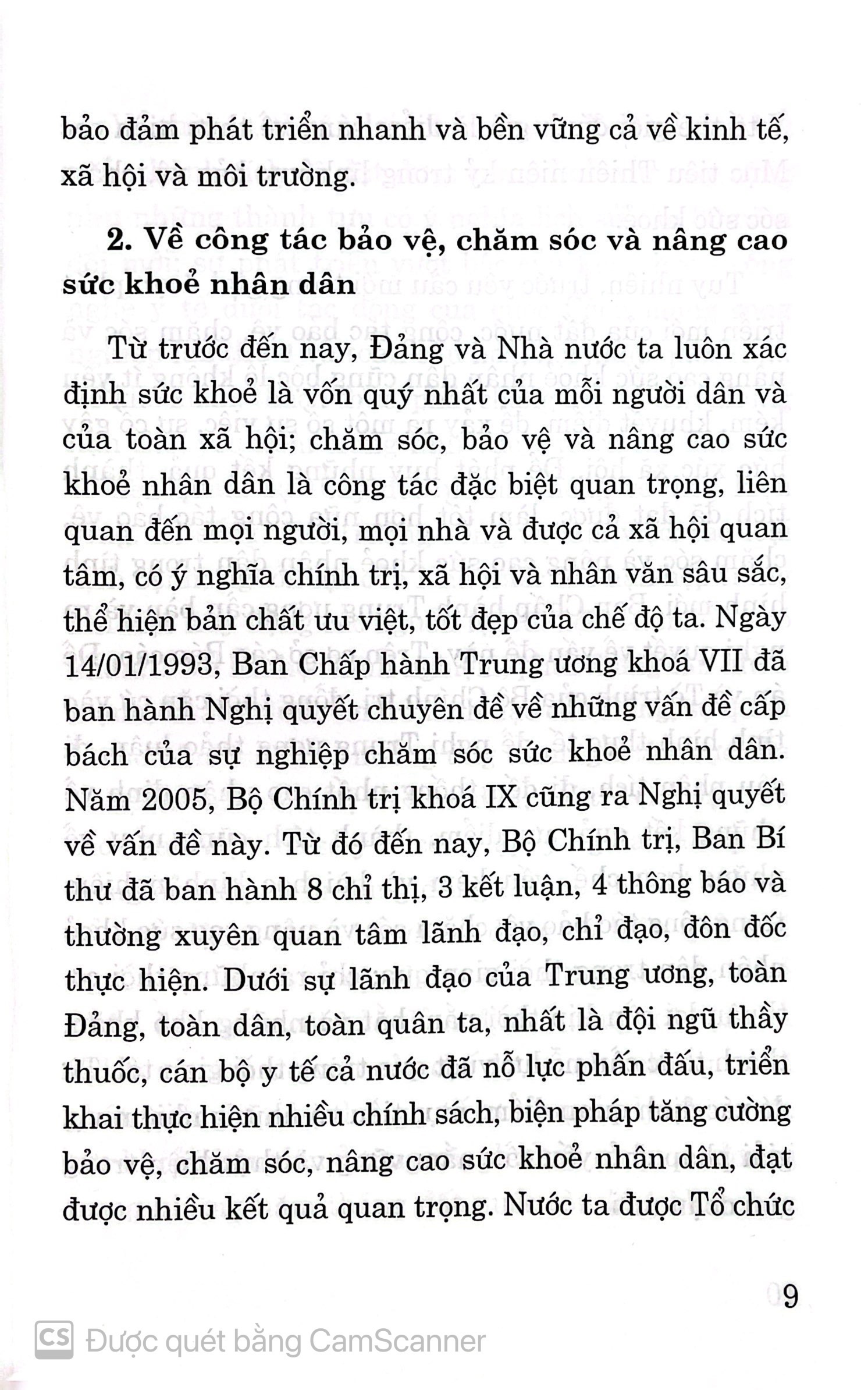 Văn kiện Hội nghị lần thứ sáu Ban Chấp hành Trung ương khóa XII