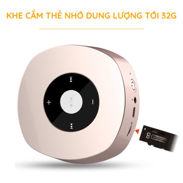 Loa Bluetooth Di Động 36F Thiết Kế Nhỏ Gọn Hỗ Trợ Mic Đàm Thoại Cổng kết nối Thẻ TF, AUX Tai Nghe
