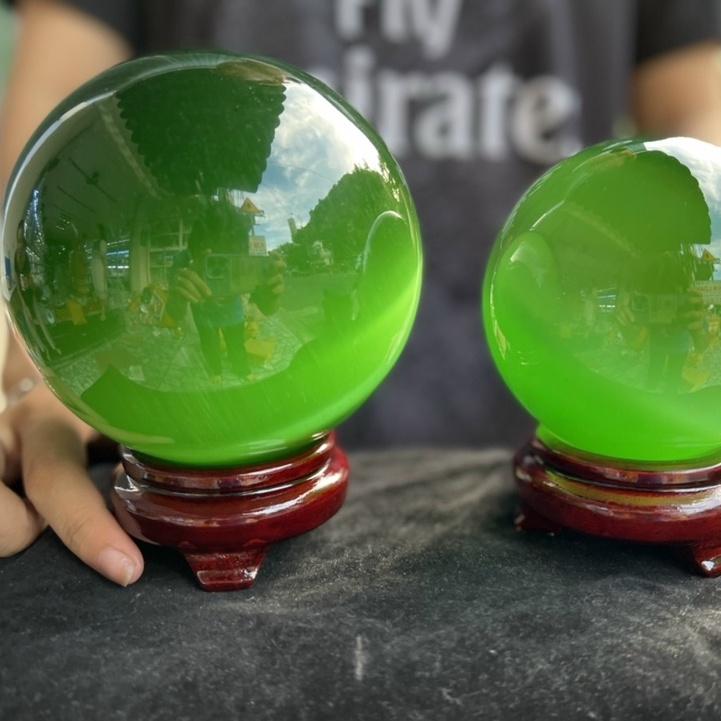 Bi Cầu Đá , Quả Cầu Đá Phong Thủy, Bi Cầu Mắt Mèo - Đường Kính 15cm