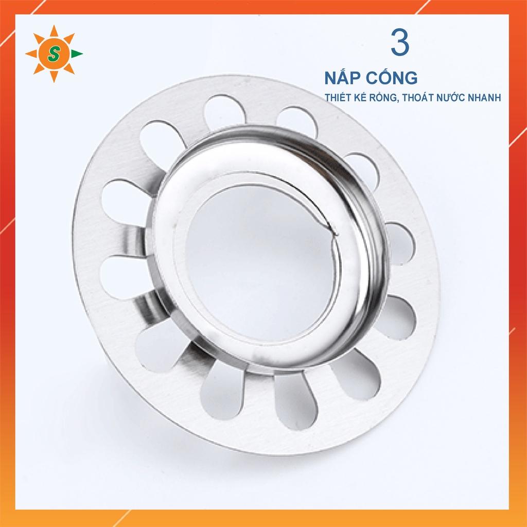 Phễu thoát sàn chống mùi hôi, phễu thoát sàn, Inox 304 dày 1,5mm.