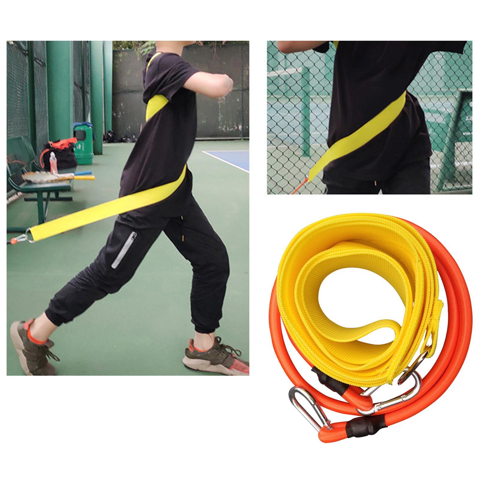 Swing Resistance Bands Elastic Rope Tennis Swivel Belt Pull Rope for Pilates and GYM