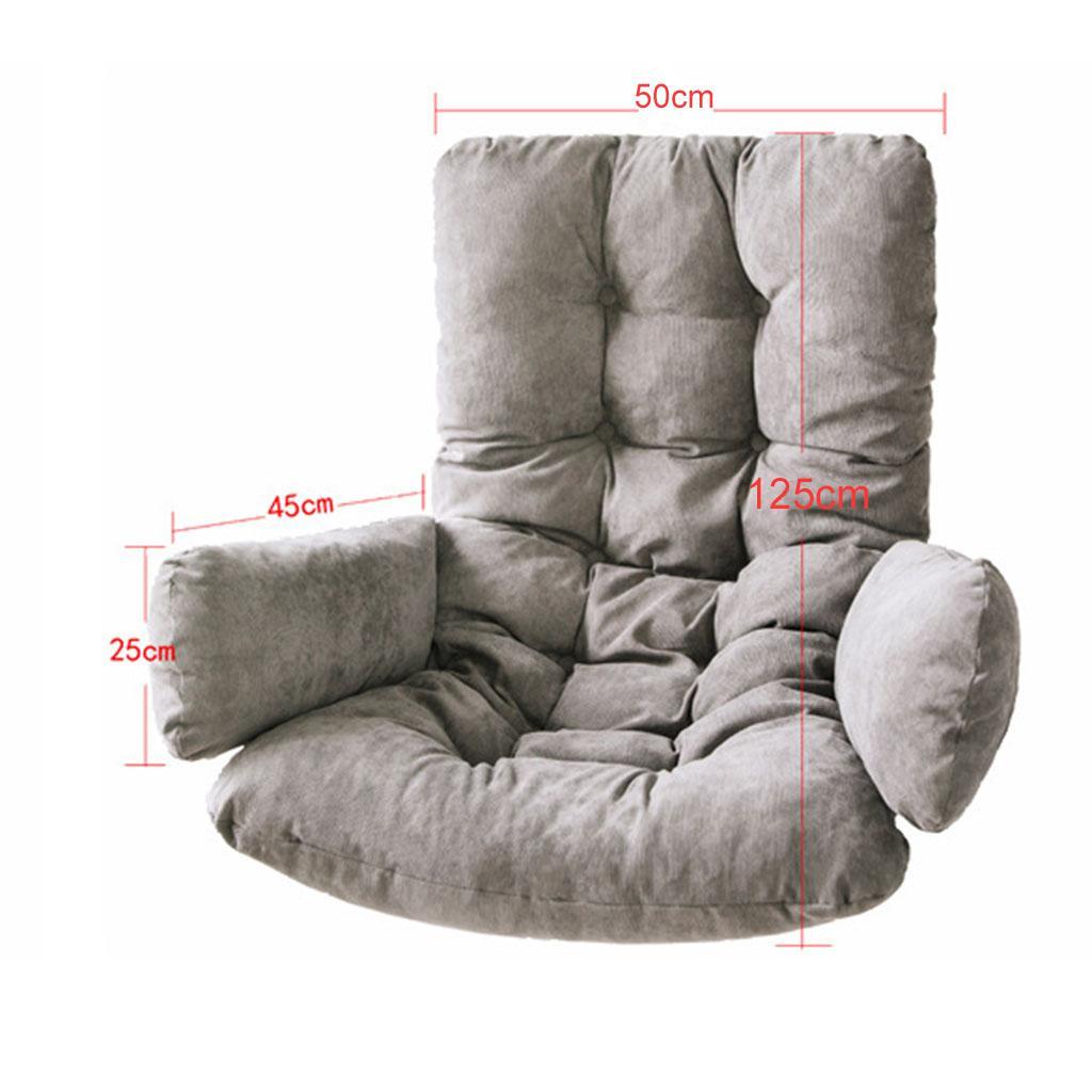 Hanging Basket Chair Cushion Egg Chair Garden Swing Seat Cushion Black