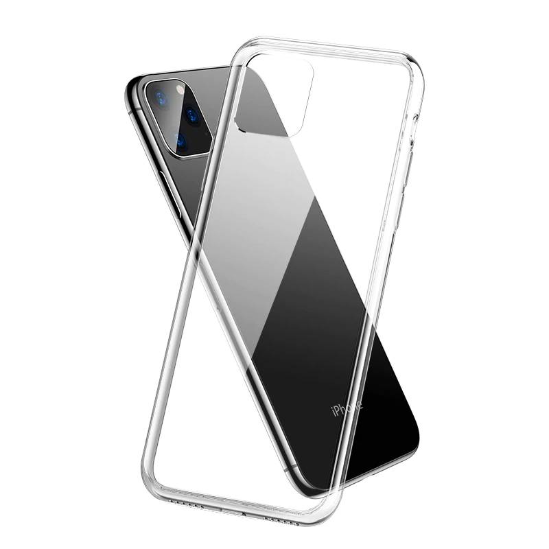 Bộ 2 Ốp lưng dẻo silicon cho iPhone 11 Pro Max (6.5 inch) hiệu Ultra Thin (siêu mỏng 0.6mm, chống trầy, chống bụi) - Hàng nhập khẩu