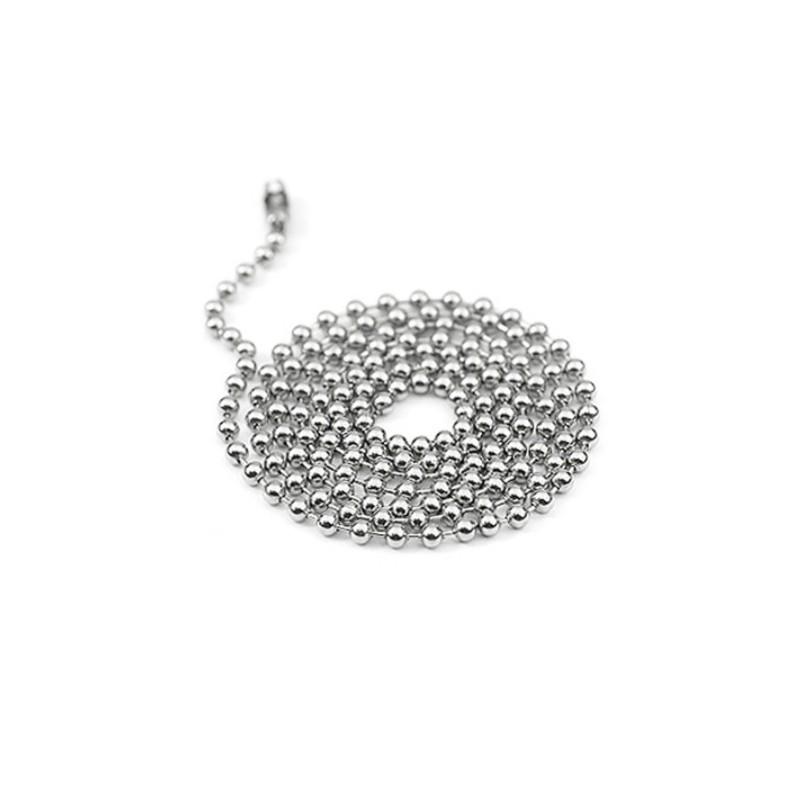 Dây chuyền bi 2.2 mm inox cao cấp không đen không gỉ độ bền cao theo thời gian