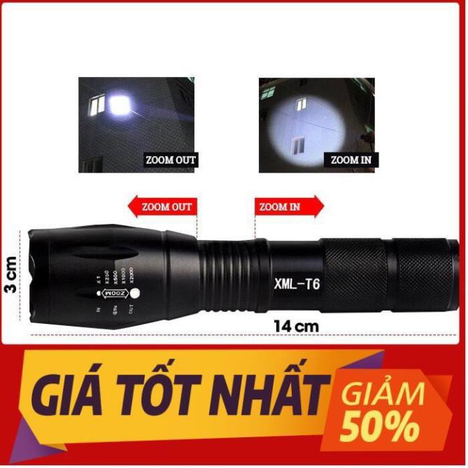 Đèn pin siêu sáng bóng led mini cầm tay chống nước