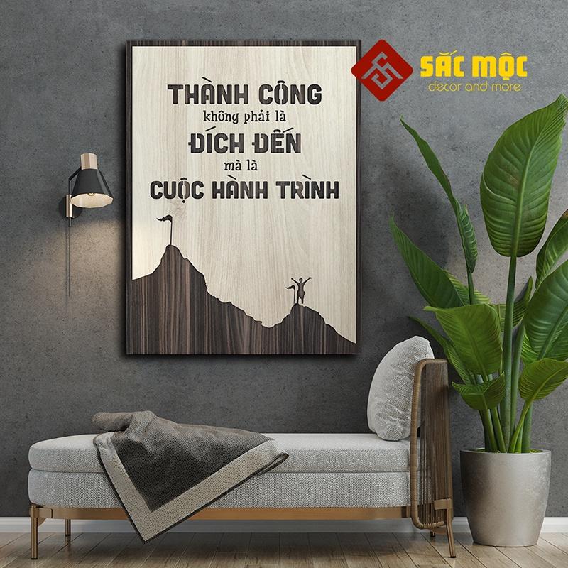 Tranh tạo động lực TDL034 - Thành công không phải đích đến mà là cuộc hành trình