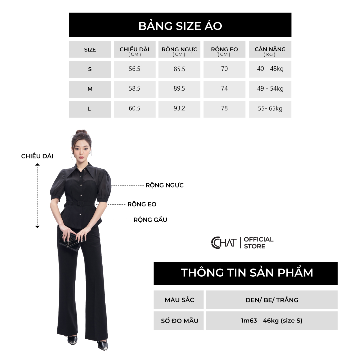 Áo Sơ Mi Nữ  Kiểu Cutout Phối Vải Chất Tuytsi Cao Cấp Mềm Nhẹ 53FNS8001PT