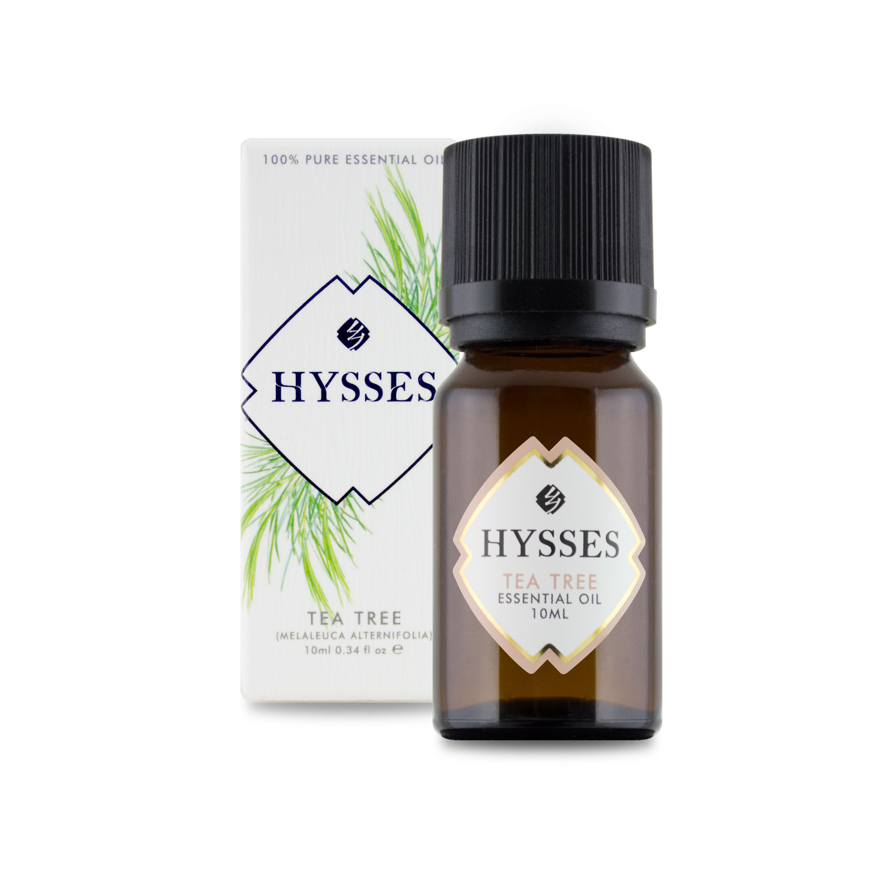Tinh Dầu Tràm Trà Hữu Cơ Tự Nhiên Cao Cấp Hysses Tea Tree Essential Oil Giúp Diệt Khuẩn, Giảm Căng Thẳng, Làm Sạch Mụn, Giảm Mẩn Đỏ, Cải Thiện Lưu Thông Đường Hô Hấp